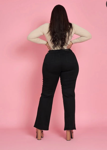 Jeans Negro  full Brillo