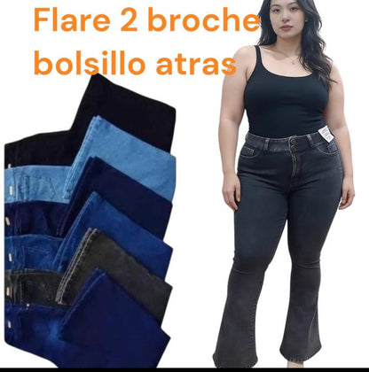 Semi Flare  Fajero Dos Botones