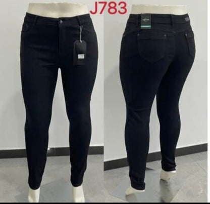Jeans Negro Básico j783. Extralindas.