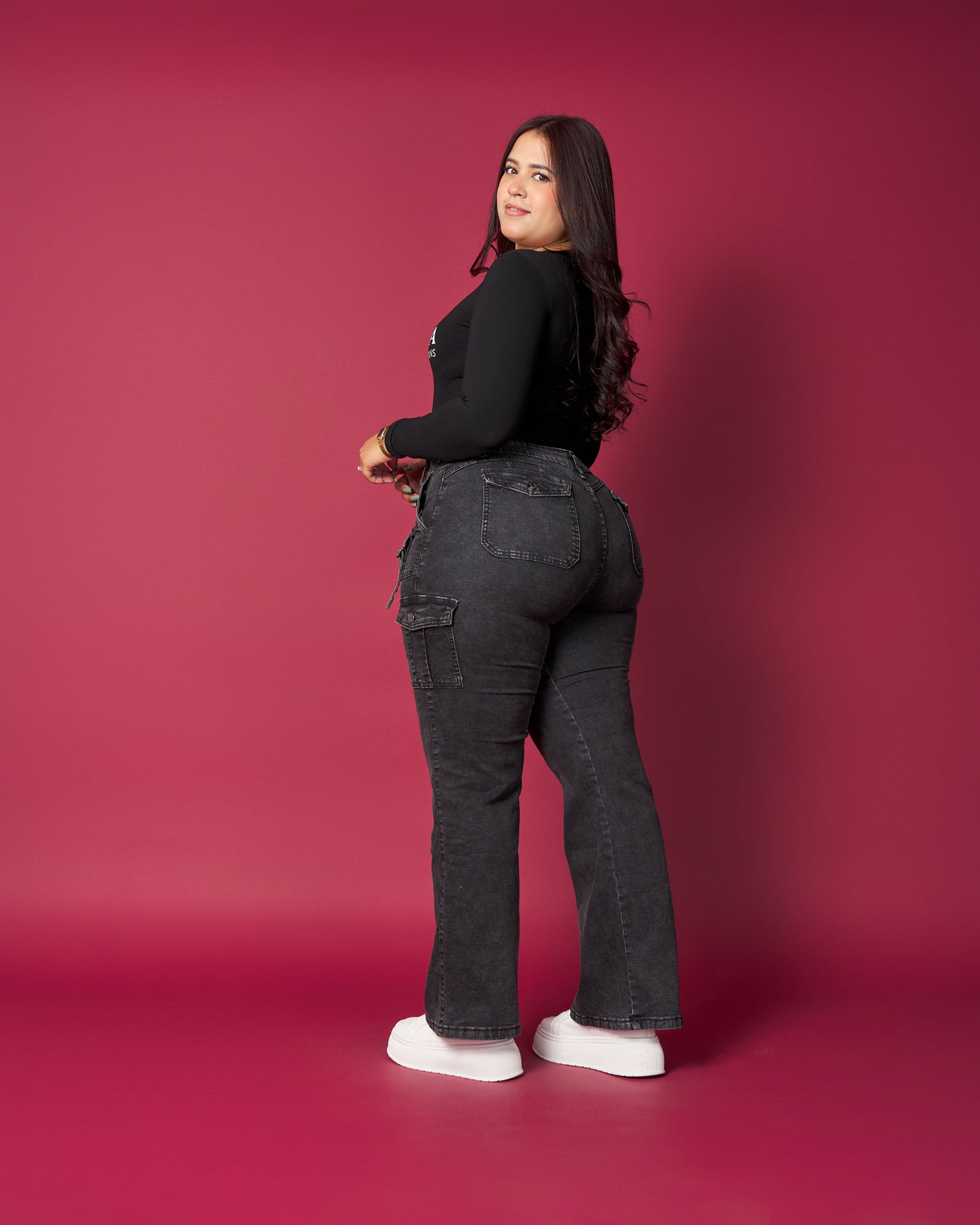 Jeans Cargo Grafito 1105