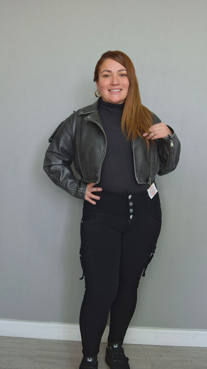Jeans Fajero cargo Pitillo