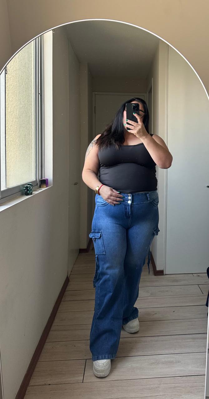 Jeans Fajero  wide leg cargo