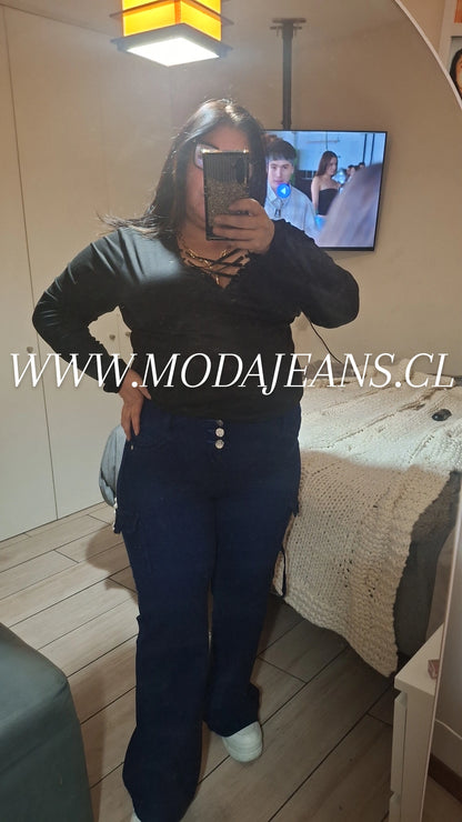 Jeans Fajero  wide leg cargo