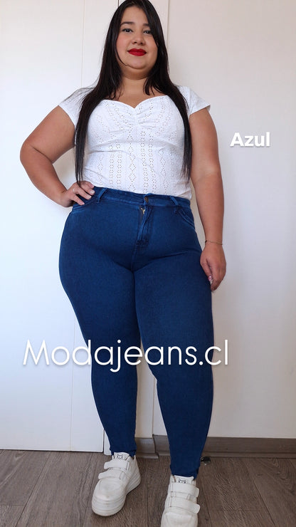 Jeans Fajero: pitillo un Boton.