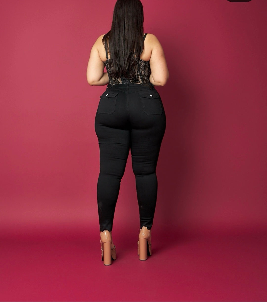 Skiny jeans negro  Modelo MMB2006-3.talla 50 52 54